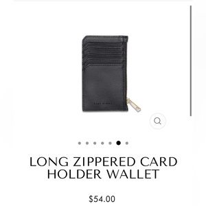 Zippered Card Holder Wallet